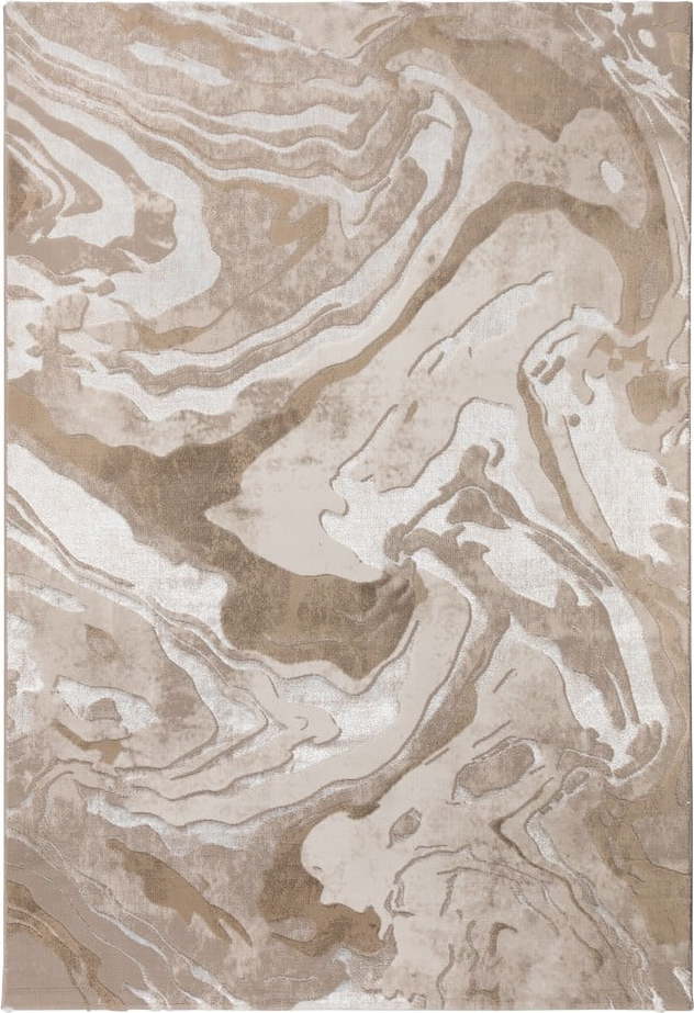 Béžový koberec 200x290 cm Marbled – Flair Rugs