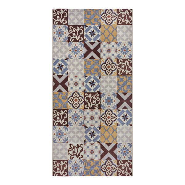 Hnědý koberec běhoun 75x150 cm Cappuccino Mosaik – Hanse Home