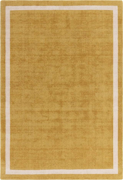 Okrově žlutý ručně tkaný vlněný koberec 68x240 cm Albi – Asiatic Carpets