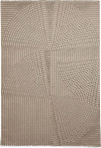 Světle hnědý pratelný koberec z recyklovaných vláken 160x230 cm Flores – Think Rugs