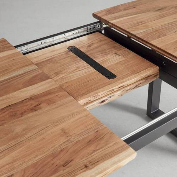 Výsuvný stůl z masivního Dřeva, Ca. 140-180x90 Cm