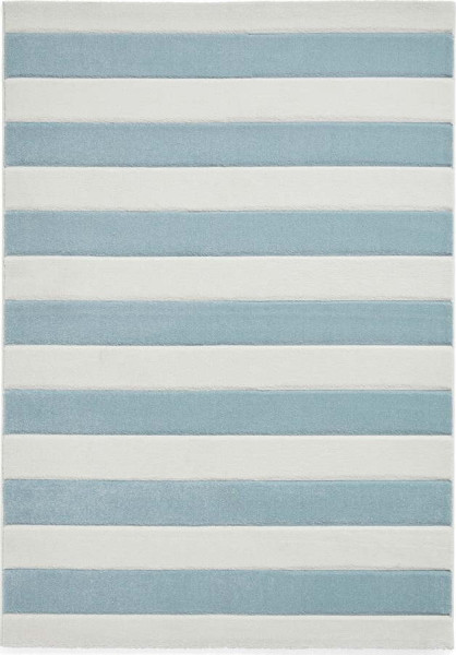 Světle modrý koberec 80x150 cm Cove Stripe – Catherine Lansfield