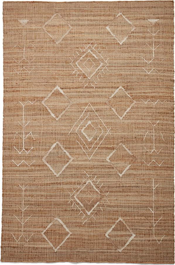 Jutový koberec Think Rugs Bazaar Geo, 150 x 230 cm