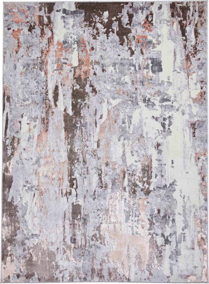 Šedo-růžový koberec Think Rugs Apollo, 160 x 220 cm