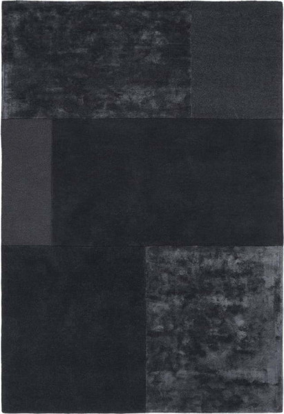 Antracitový koberec Asiatic Carpets Tate Tonal Textures, 160 x 230 cm