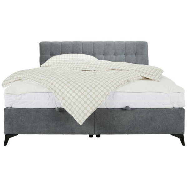 Kontinentální postel Magic, 180x200cm,šedá