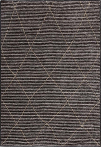 Tmavě šedý koberec s příměsí juty 120x170 cm Mulberrry – Asiatic Carpets