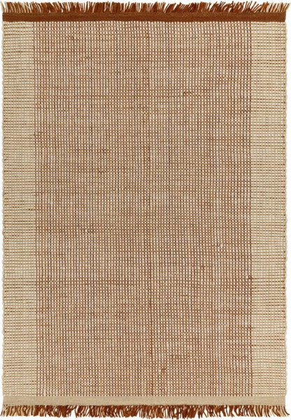 Hnědý ručně tkaný vlněný koberec 200x290 cm Avalon – Asiatic Carpets